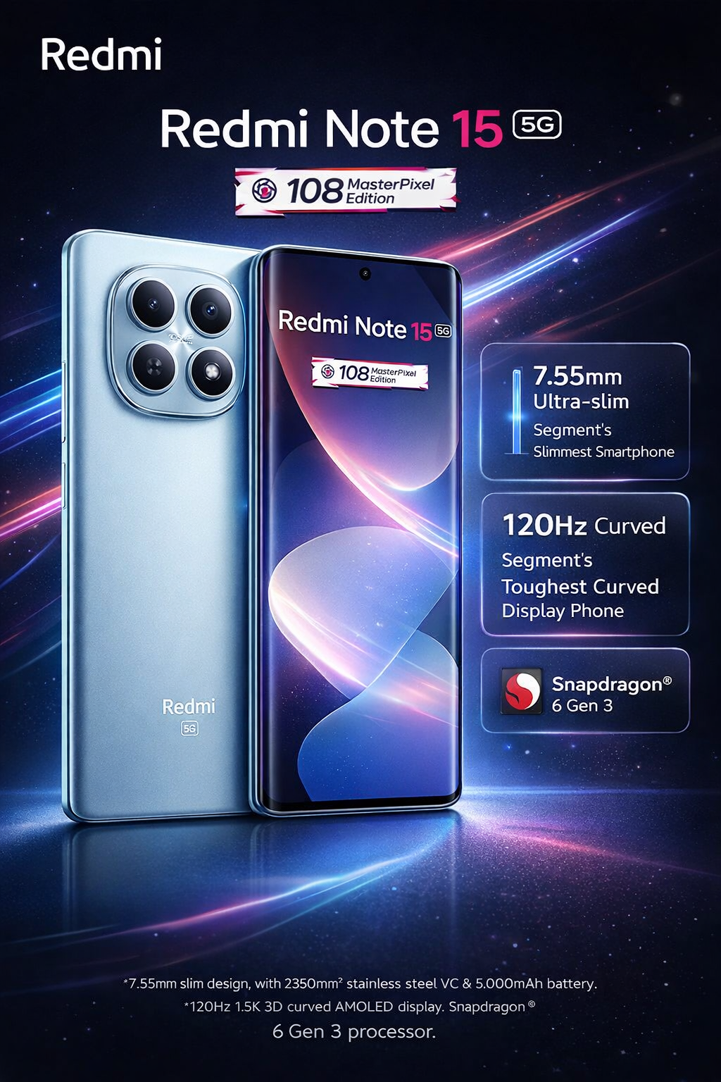 Redmi Note 15 5G smartphone